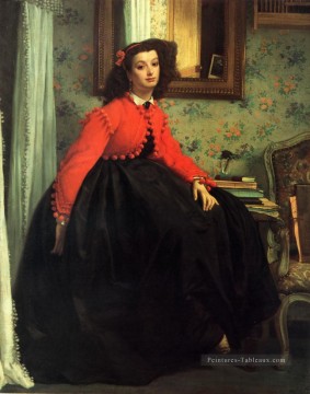  Mlle Tableaux - Portrait de Mlle L L James Jacques Joseph Tissot